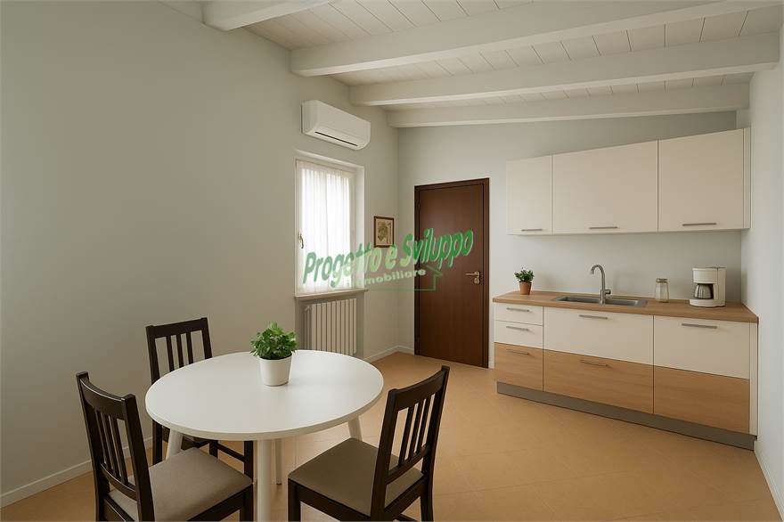 Render ipotesi cucina dell'attuale cameretta